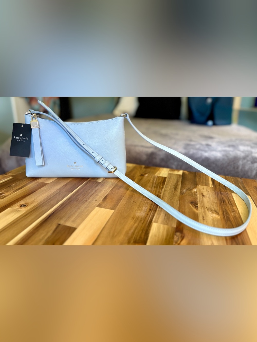 NWT Kate Spade Sadie Crossbody Crisp Sky